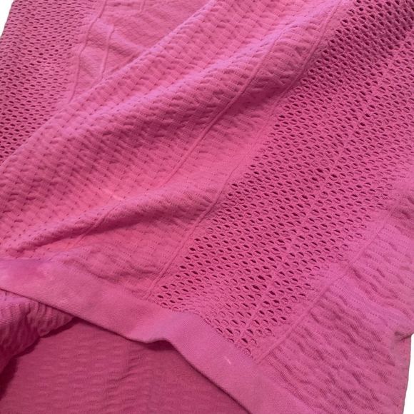 Nike Dri Fit Pink And Black Racerback Workout Top Size M/L - Picture 3 of 5